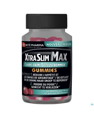 Xtraslim max coupe faim gommes 60