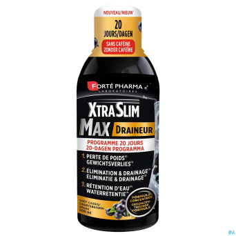 Xtraslim max draineur cassis    500ml