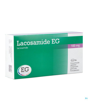 Lacosamide eg 100mg    comp pell 56