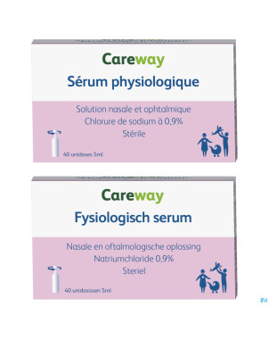 Careway nasal serum physio unidoses    100x5ml