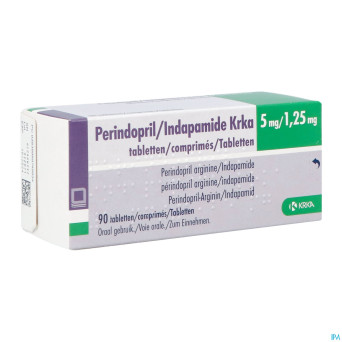 Perindopril/indapamide krka 5mg/1,25mg    comp 90