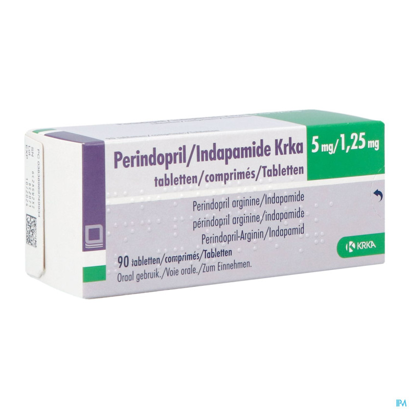 Perindopril/indapamide krka 5mg/1,25mg    comp 90