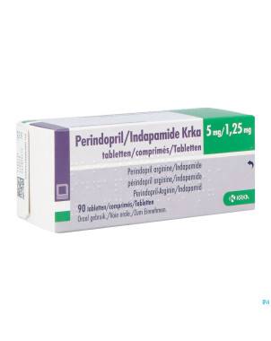Perindopril/indapamide krka 5mg/1,25mg    comp 90