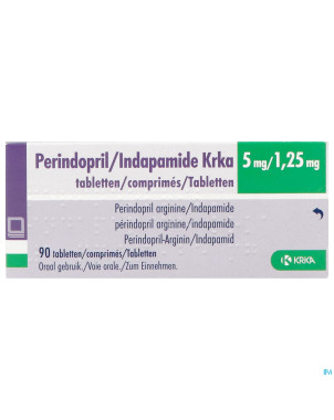 Perindopril/indapamide krka 5mg/1,25mg    comp 90