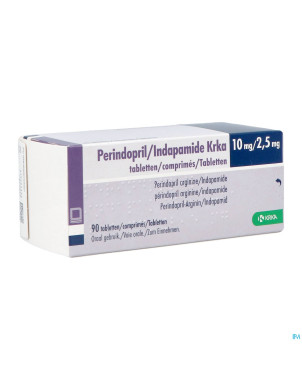 Perindopril/indapamide krka 10mg/2,50mg    comp 90
