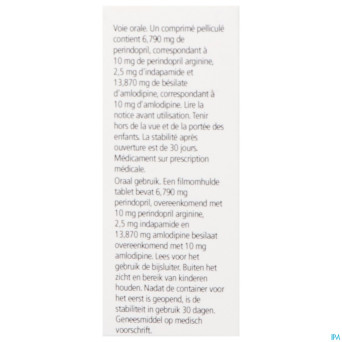 Triplixam 10mg/2,50mg/10mg orifarm comp pell90 pip