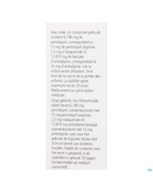 Triplixam 10mg/2,50mg/10mg orifarm comp pell90 pip