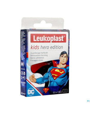 Leukoplast kids assortiment ed. spec. superman  12