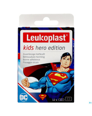Leukoplast kids assortiment ed. spec. superman  12