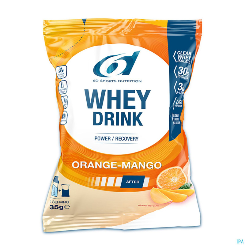 6d whey drink orange&mango    pdr 8x35g