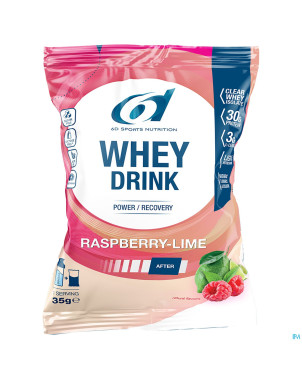 6d whey drink raspberry&lime    pdr 8x35g