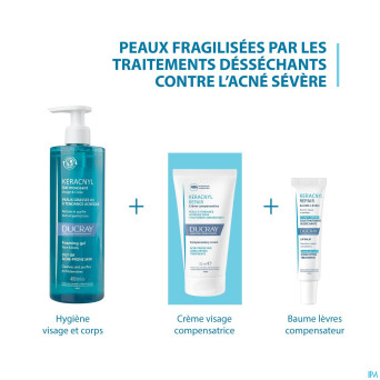 Ducray keracnyl repair creme    50ml nf