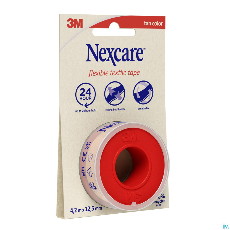 Nexcare 3m textile ruban flexi. 4,2mx12,5mm nt04-1