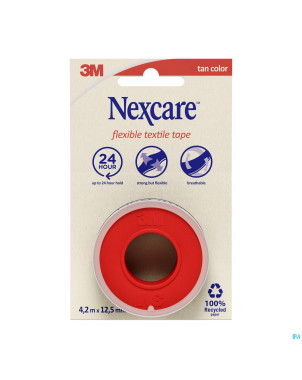 Nexcare 3m textile ruban flexi. 4,2mx12,5mm nt04-1