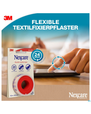 Nexcare 3m textile ruban flexi. 4,2mx12,5mm nt04-1
