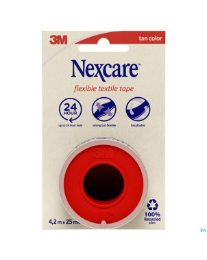 Nexcare 3m textile ruban flexible 4,2mx25mm nt04-2