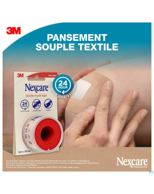Nexcare 3m textile ruban flexible 4,2mx25mm nt04-2
