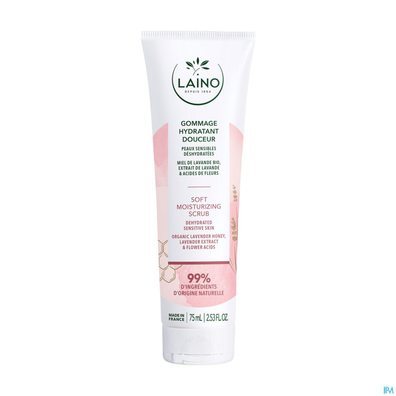 Laino gommage visage hydratant douceur    75ml