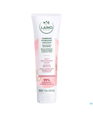 Laino gommage visage hydratant douceur    75ml