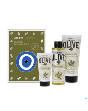 Korres gs collection soins fleur olivier   3 prod.