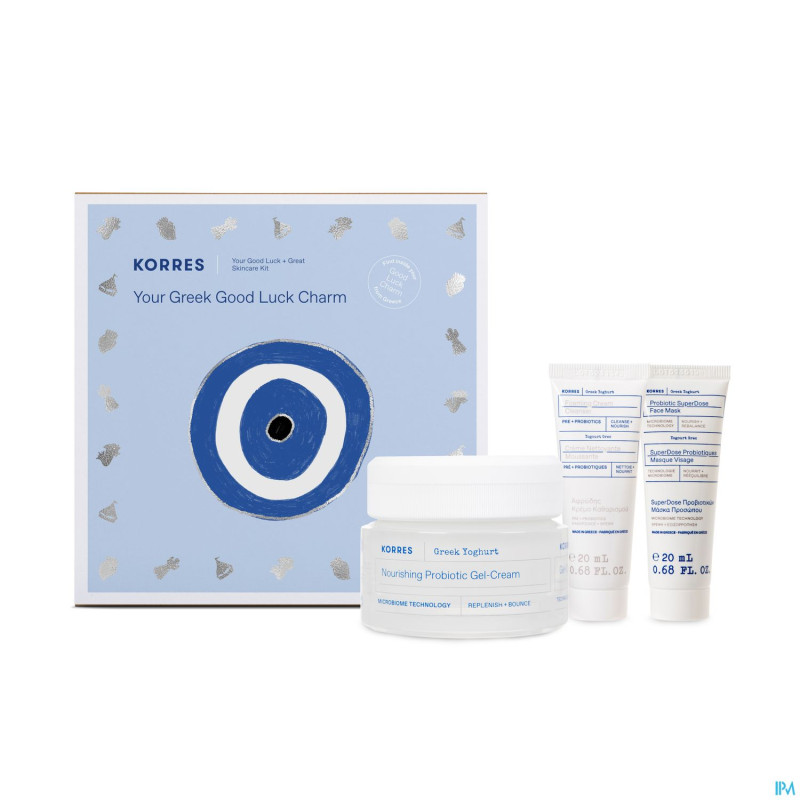 Korres gs coffret soins visage probiotiques 3 prod