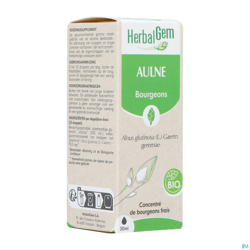 Herbalgem aulne glut bio    30ml