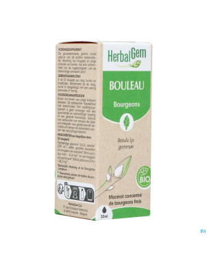 Herbalgem bouleau bio melange    30ml