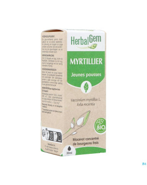 Herbalgem myrtilles bio    30ml