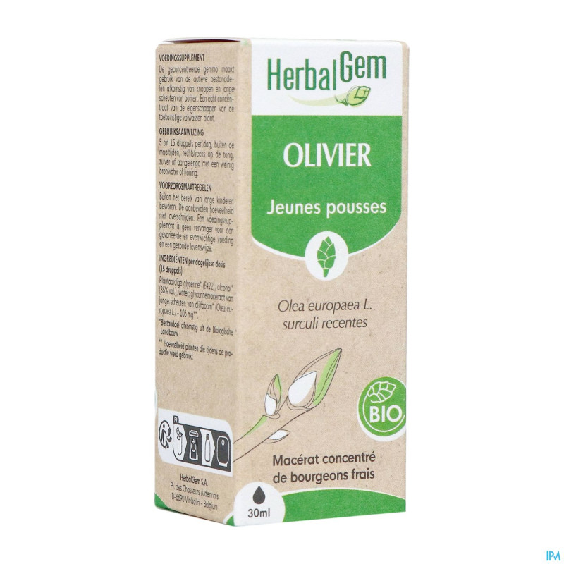 Herbalgem olivier bio    30ml