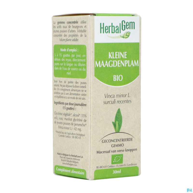 Herbalgem pervenche bio    30ml