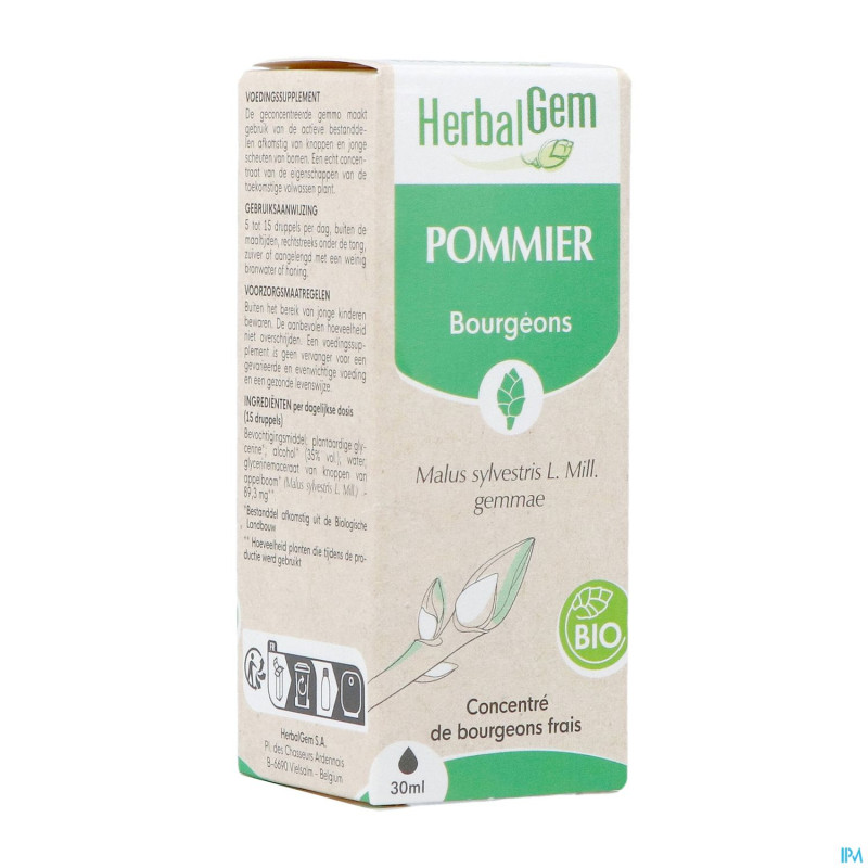 Herbalgem pommier bio    30ml