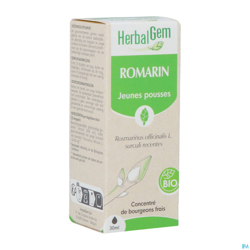 Herbalgem romarin bio    30ml
