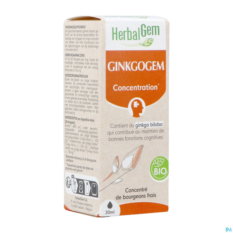 Herbalgem ginkgogem bio    30ml