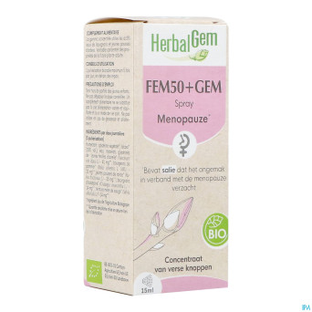 Herbalgem fem50+ gem spray bio 15ml