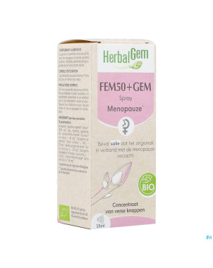 Herbalgem fem50+ gem spray bio 15ml