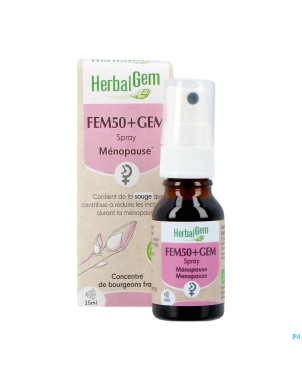 Herbalgem fem50+ gem spray bio 15ml