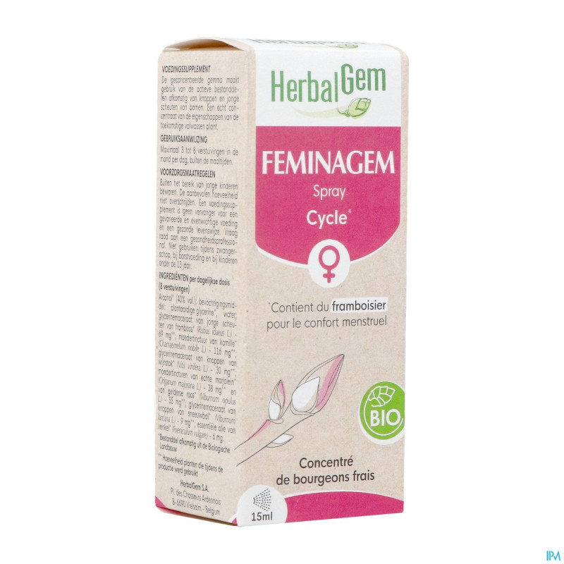 Herbalgem feminagem spray bio  15ml