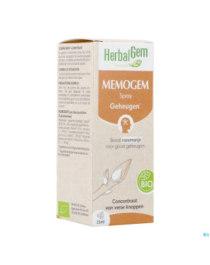 Herbalgem memogem spray bio    15ml
