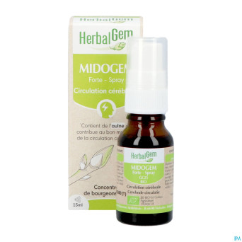 Herbalgem midog fort spray bio 15ml