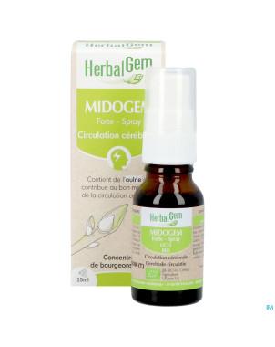 Herbalgem midog fort spray bio 15ml