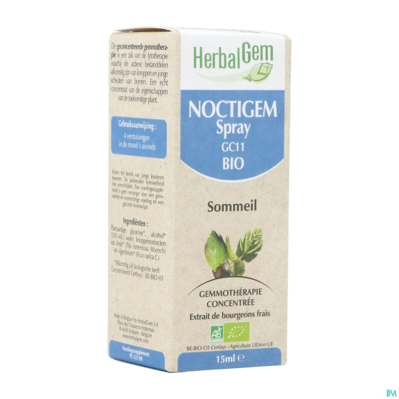 Herbalgem noctigem spray bio   15ml