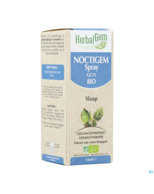 Herbalgem noctigem spray bio   15ml