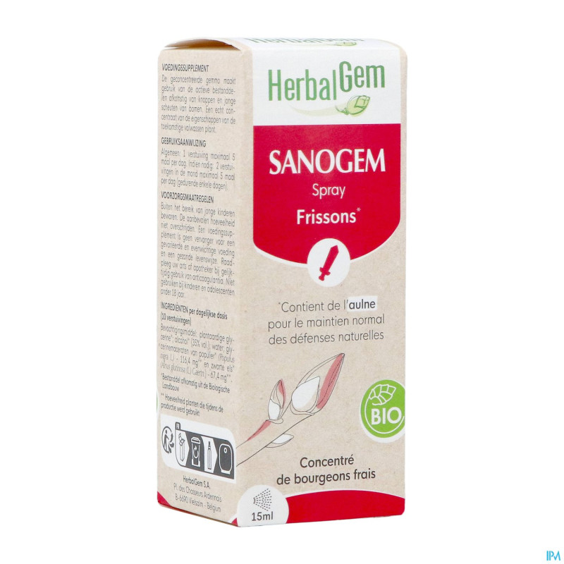 Herbalgem sanogem spray bio    15ml