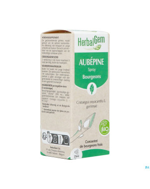 Herbalgem aubepine bio spray   15ml