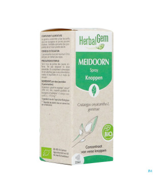 Herbalgem aubepine bio spray   15ml