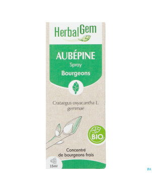 Herbalgem aubepine bio spray   15ml