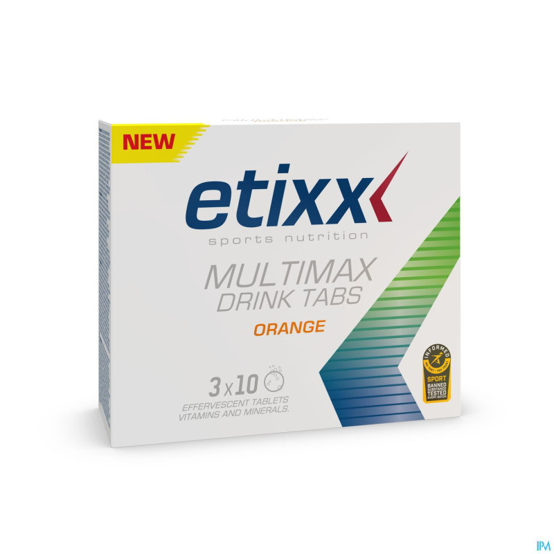 Etixx multimax drink orange    tube comp 3x10