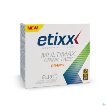 Etixx multimax drink orange    tube comp 6x10