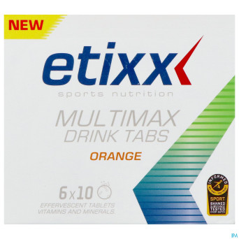 Etixx multimax drink orange    tube comp 6x10