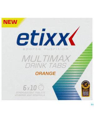 Etixx multimax drink orange    tube comp 6x10